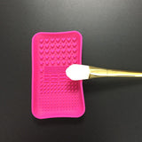 1Pcs Makeup Brush Cleaning Mat Wearable Silicone Scrubber Board Cosmetics Makeup Brush Cleaner Pad Make-up Beauty Tools