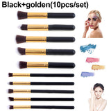 10/32 Pcs Wood Handle Make-Up Brushes Kit Pro Beauty Cosmetic Make Up Set
