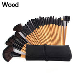 10/32 Pcs Wood Handle Make-Up Brushes Kit Pro Beauty Cosmetic Make Up Set