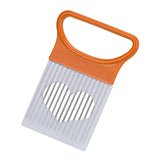 2017 New Shrendders & Slicers Tomato Onion Vegetables Slicer Cutting Aid Holder Guide Slicing Cutter Safe Fork