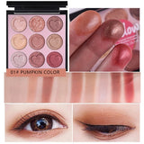 HOLD LIVE Matte Eyeshadow Palette Makeup Mermaid Peach Color Eye Shadow Make-up 9 Colors Nude Glitter Shimmer Pigment Eyeshadows