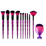 11Pcs/Set Makeup Brushes Set Professional Make-up Set Make Up Tools Kit Powder Blending Shadow Cosmetic Beauty Brush 30