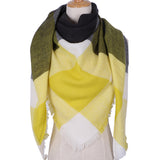 2018 Winter Triangle Scarf For Women Brand Designer Shawl Cashmere Plaid Scarves Blanket Wholesale Dropshipping OL082