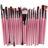 20 pcs Makeup Brush Set tools Women Beauty Professional Make-up Toiletry Kit Wool Foundation Powder Blasuh Face Make Up Brush