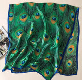 2018 luxury brand Women Silk scarf Beach Shawl and Echarpe Luxurious Wrap Designer scarves Plus Size female beach stole bandana