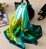 2018 luxury brand Women Silk scarf Beach Shawl and Echarpe Luxurious Wrap Designer scarves Plus Size female beach stole bandana