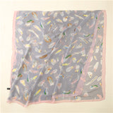 2018 luxury brand Women Silk scarf Beach Shawl and Echarpe Luxurious Wrap Designer scarves Plus Size female beach stole bandana