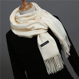 2018 brand women scarf fashion soild autumn winter cashmere scarves lady warmer pashmina long shawl wraps bandana foulard female
