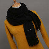 2018 brand women scarf fashion soild autumn winter cashmere scarves lady warmer pashmina long shawl wraps bandana foulard female