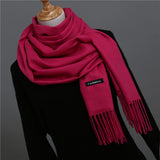 2018 brand women scarf fashion soild autumn winter cashmere scarves lady warmer pashmina long shawl wraps bandana foulard female