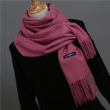 2018 brand women scarf fashion soild autumn winter cashmere scarves lady warmer pashmina long shawl wraps bandana foulard female
