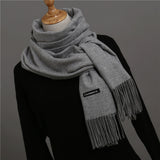 2018 brand women scarf fashion soild autumn winter cashmere scarves lady warmer pashmina long shawl wraps bandana foulard female
