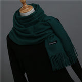 2018 brand women scarf fashion soild autumn winter cashmere scarves lady warmer pashmina long shawl wraps bandana foulard female