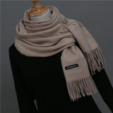 2018 brand women scarf fashion soild autumn winter cashmere scarves lady warmer pashmina long shawl wraps bandana foulard female