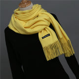 2018 brand women scarf fashion soild autumn winter cashmere scarves lady warmer pashmina long shawl wraps bandana foulard female