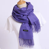 2018 brand women scarf fashion soild autumn winter cashmere scarves lady warmer pashmina long shawl wraps bandana foulard female