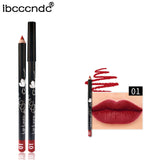 12 Colors Multi-functional Lipliner Pencil Long Lasting Waterproof Lip Eye Brow Cosmetic Makeup Colorful Lip Pencil Liner Pens
