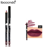 12 Colors Multi-functional Lipliner Pencil Long Lasting Waterproof Lip Eye Brow Cosmetic Makeup Colorful Lip Pencil Liner Pens
