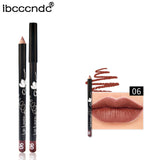12 Colors Multi-functional Lipliner Pencil Long Lasting Waterproof Lip Eye Brow Cosmetic Makeup Colorful Lip Pencil Liner Pens