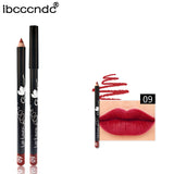 12 Colors Multi-functional Lipliner Pencil Long Lasting Waterproof Lip Eye Brow Cosmetic Makeup Colorful Lip Pencil Liner Pens