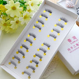 10 pairs of make-up and cosmetic beauty mini black corner false eyelashes natural fake eyelashes cosmetics