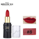12 Colors Lips Makeup Matte Long-lasting Moisture Lipstick Beauty Make-up Non-stick Cup No makeup Lipstick Lip gloss Cosmetics