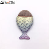 1Pcs Fishtail Contour Brush Mermaid Foundation Makeup Brush Powder Blusher Base Cosmetic Beauty Make-up Brush Tool Free delivery