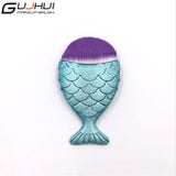 1Pcs Fishtail Contour Brush Mermaid Foundation Makeup Brush Powder Blusher Base Cosmetic Beauty Make-up Brush Tool Free delivery