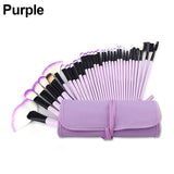 10/32 Pcs Wood Handle Make-Up Brushes Kit Pro Beauty Cosmetic Make Up Set