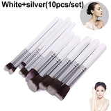 10/32 Pcs Wood Handle Make-Up Brushes Kit Pro Beauty Cosmetic Make Up Set