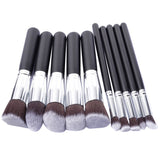 10 pcs Professional Makeup Brush Set tools Soft Make-up Toiletry Kit Wool Make Up Brush Set Pinceis Beauty pinceaux maquillage