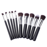 10 pcs Professional Makeup Brush Set tools Soft Make-up Toiletry Kit Wool Make Up Brush Set Pinceis Beauty pinceaux maquillage