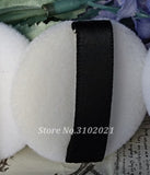 10pcs 40mm Makeup Flocking Powder Puff Women Facial Sponges Soft Powder Puff Beauty Foundation Cosmetic Flawless Make-up Sponges