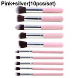 10/32 Pcs Wood Handle Make-Up Brushes Kit Pro Beauty Cosmetic Make Up Set