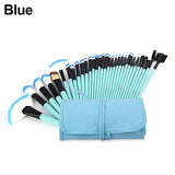 10/32 Pcs Wood Handle Make-Up Brushes Kit Pro Beauty Cosmetic Make Up Set