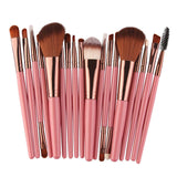 18 pcs Makeup Brushes Set tools Make-up Toiletry Kit Wool Make Up Brushes Set Beauty Cosmetic Tools pinceaux de maquillage